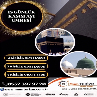 15 Günlük 2025 KASIM UMRESİ 