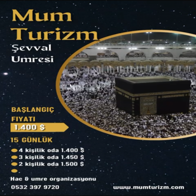 2025 ŞEVVAL UMRESİ PROGRAMIMIZ 